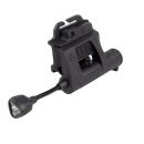Night Evolution - LED Helmet Lamp IR - White - Red - Green in Black